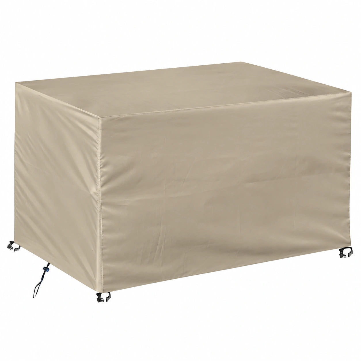Wasserdichte Schutzhülle für Gartenmöbel, 260x160x110cm, Beige, aus strapazierfähigem 420D Oxford-Gewebe