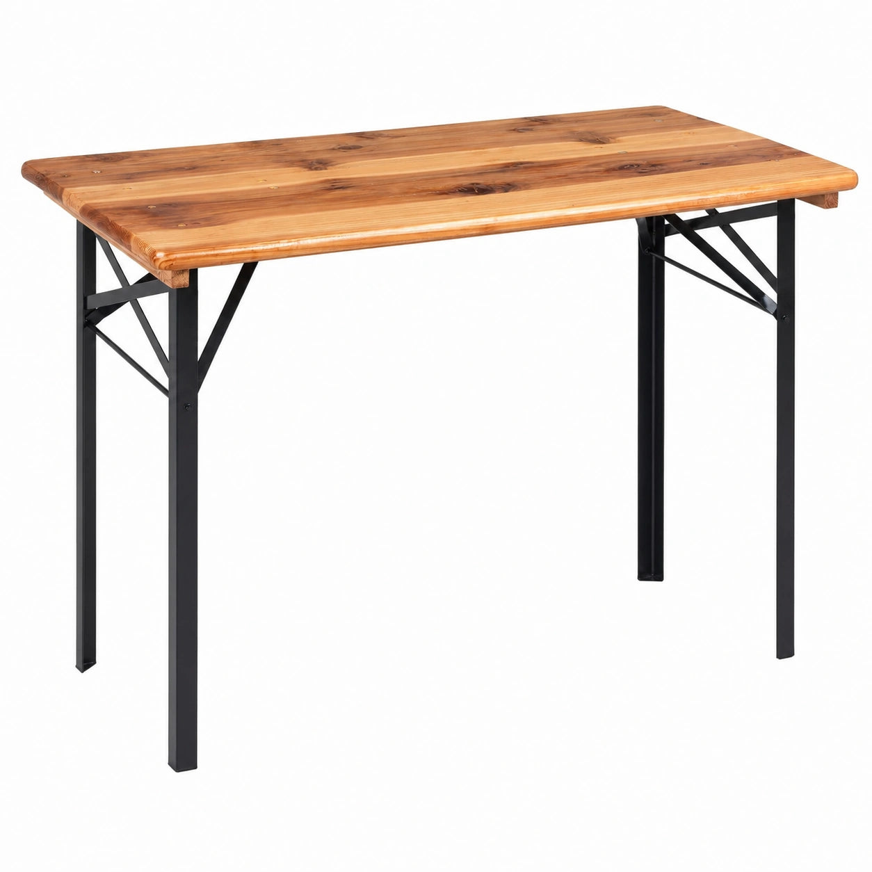 Stagecaptain BBT-117 Klappbarer Bierzelttisch 117 cm für Garten und Events - Robuste und lackierte Oberfläche - Leicht zu verstauen und transportieren