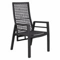 Verstellbarer Relaxsessel Lucena aus Aluminium mit Textilene und Kissen