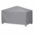 Wasserdichte UV-beständige Schutzhülle für Gartentisch, rechteckig, 155x95x71 cm, Oxford 600D grau