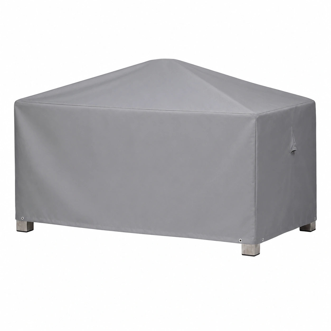 Wasserdichte UV-beständige Schutzhülle für Gartentisch, rechteckig, 155x95x71 cm, Oxford 600D grau