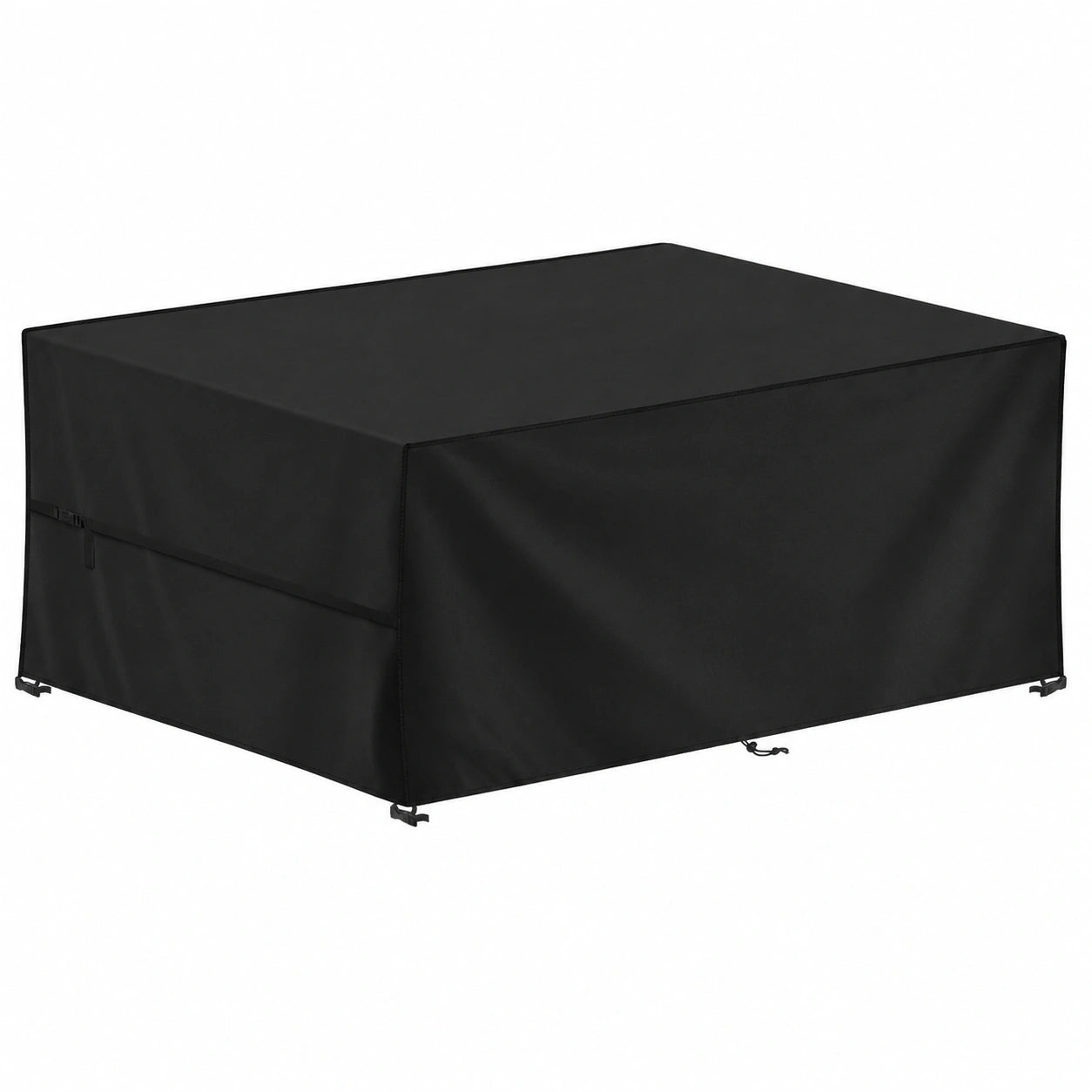LAMUNI Wetterfeste Schutzhülle für Gartenmöbel 250x100x80 cm, Wasserdichte 420D Oxford Abdeckplane, Winterfeste Abdeckung für Rattan- und Loungemöbel