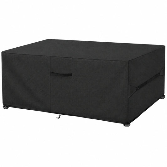 Wetterfeste Gartenmöbelabdeckung 300x200x90cm aus strapazierfähigem Oxford-Gewebe, UV-beständig und staubdicht mit Belüftung