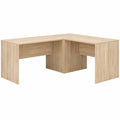 Eckschreibtisch aus Sonoma-Eiche, 185x75 cm, vielseitiger Bürotisch