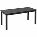 KESSER® Wetterfester Gartentisch für 6 Personen – UV-beständig, Stahlgestell & Holzimitation